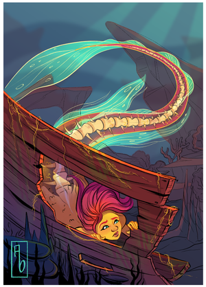 Shipwrecked - Art Print
