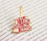 I Love Smelling Books - Enamel Pin